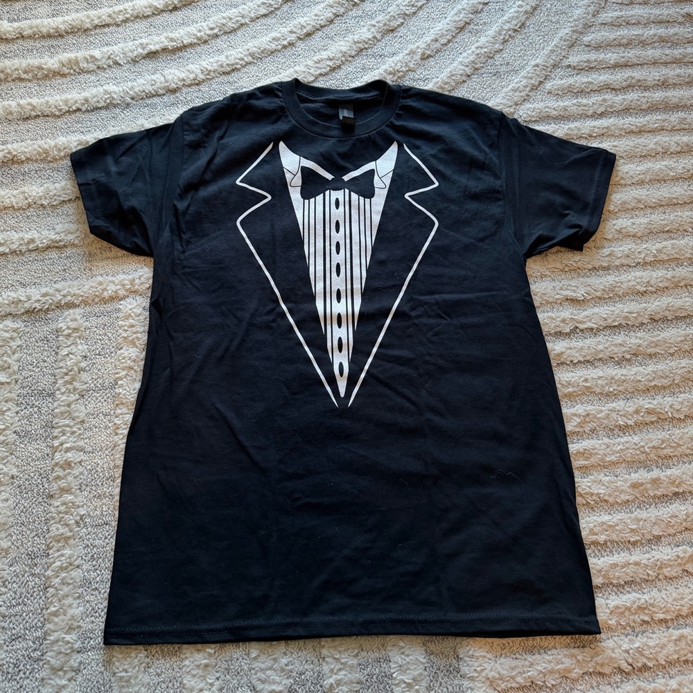 Black Tuxedo Graphic T-Shirt